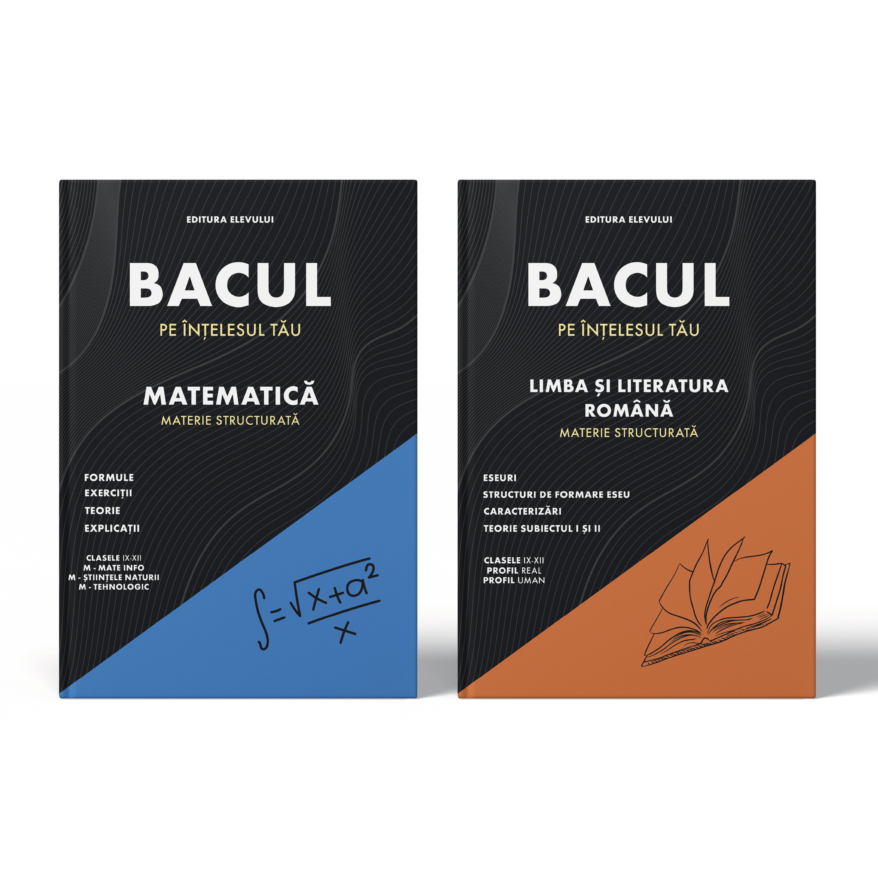 Pachet Cărți Bacalaureat Matematică și Română