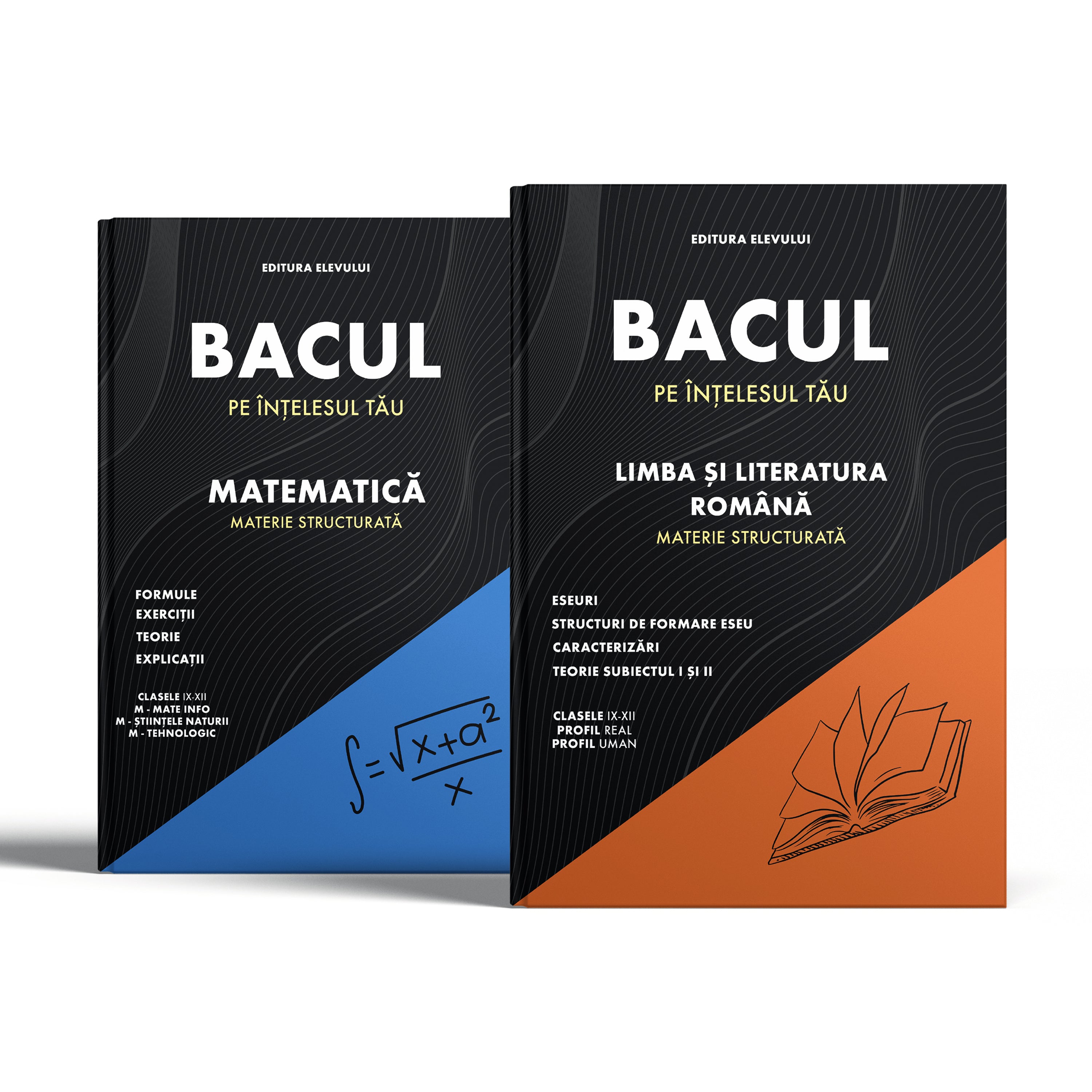 Pachet Cărți Bacalaureat Matematică și Română