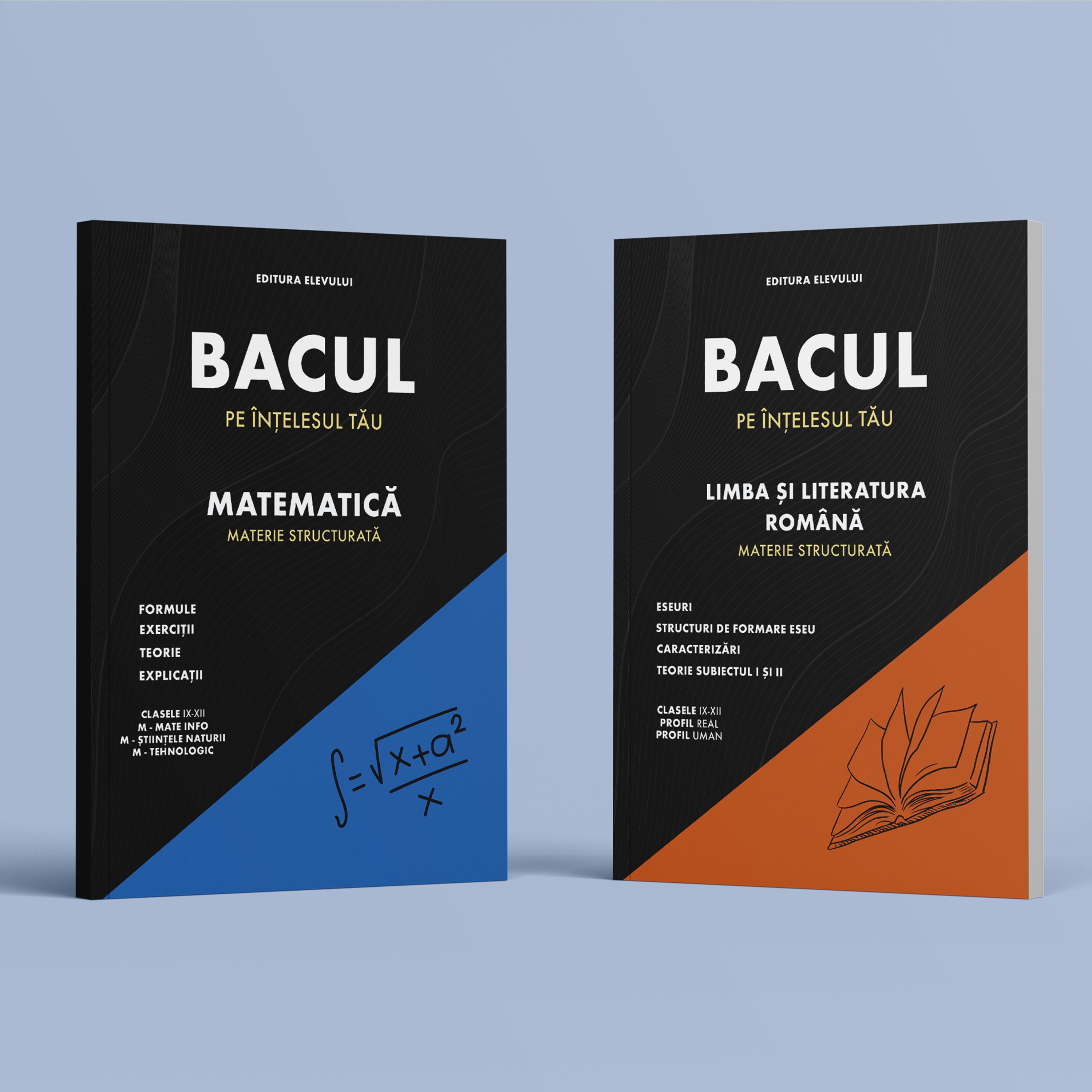 Pachet Cărți Bacalaureat Matematică și Română