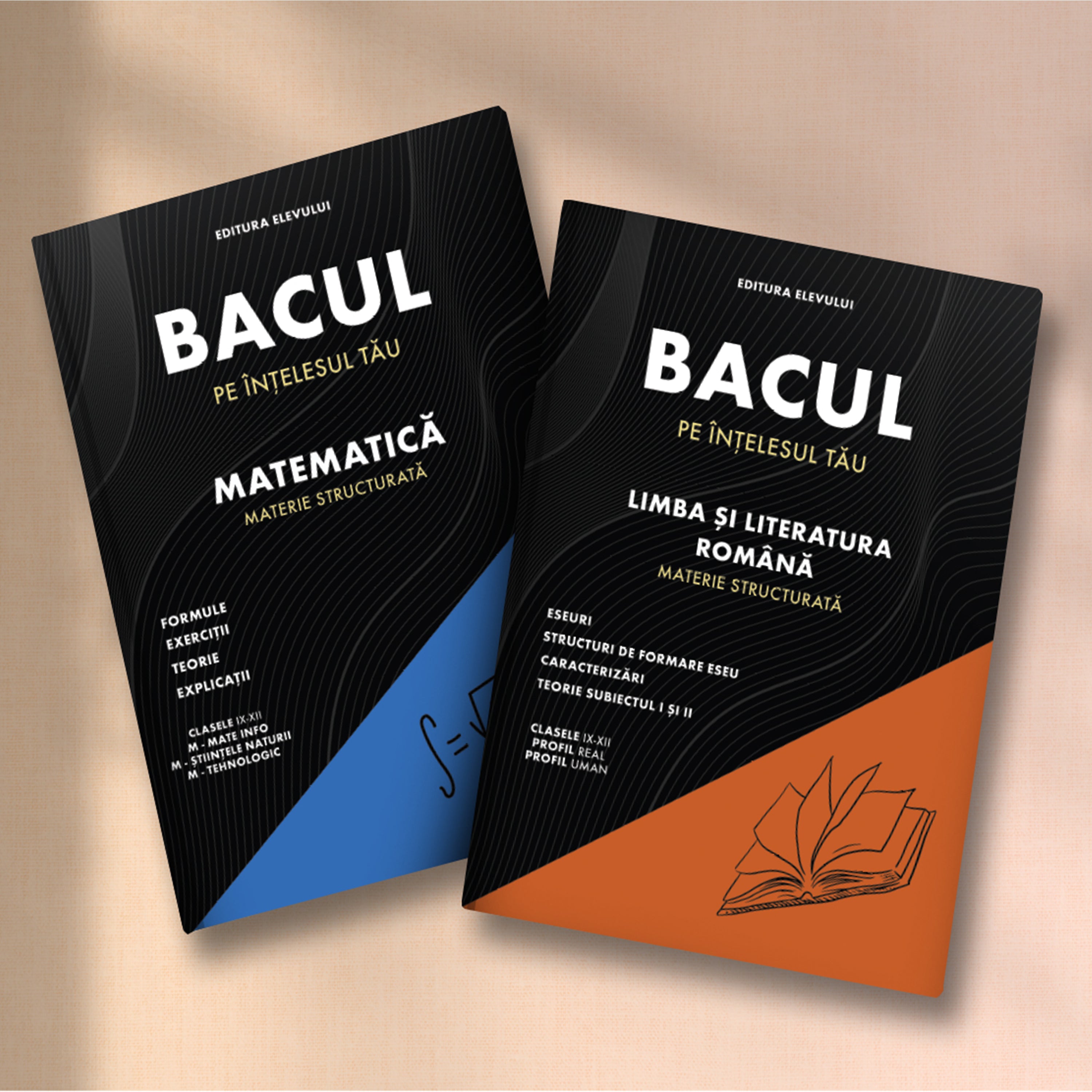 Pachet Cărți Bacalaureat Matematică și Română