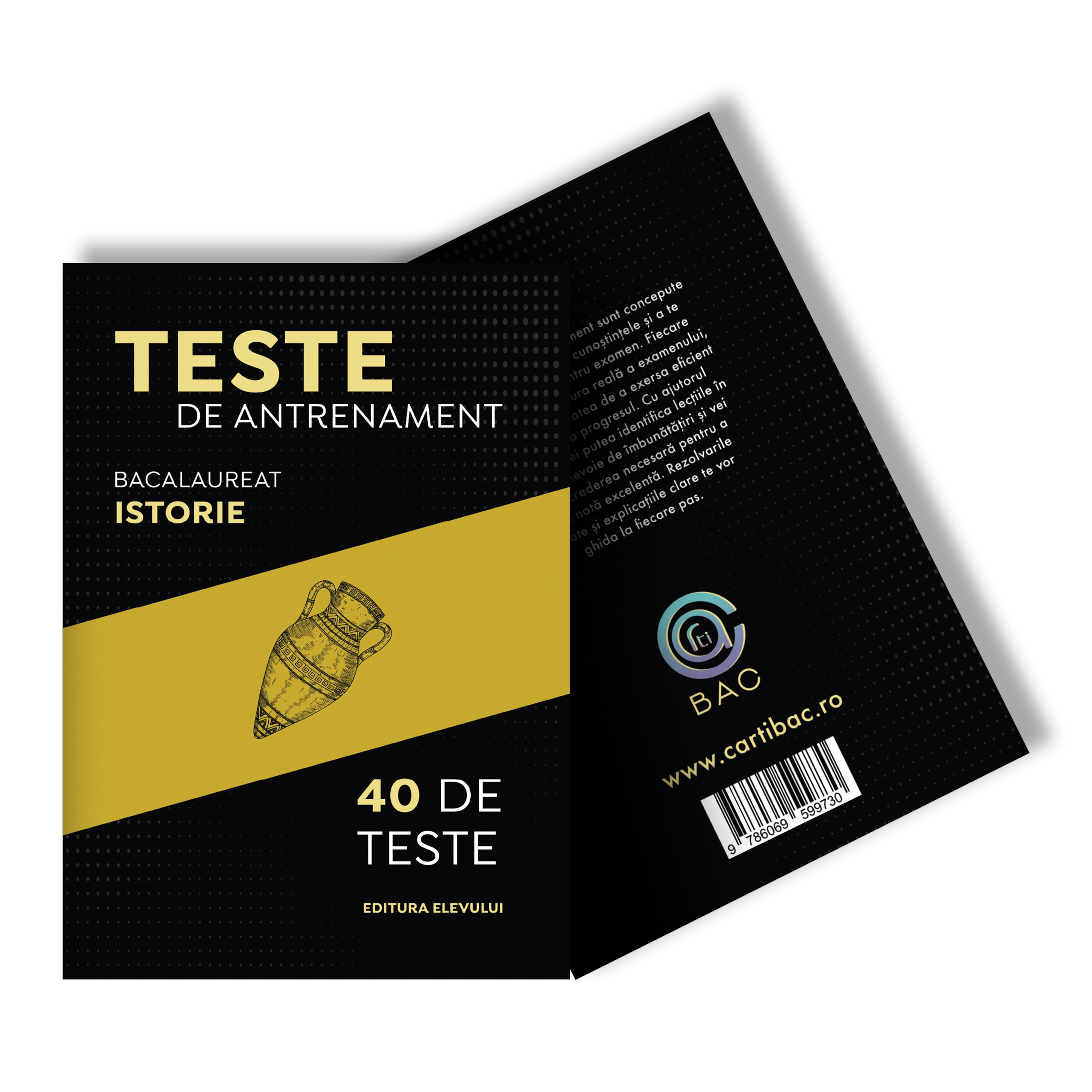 Carte cu Teste de antrenament pentru Bacalaureat Istorie