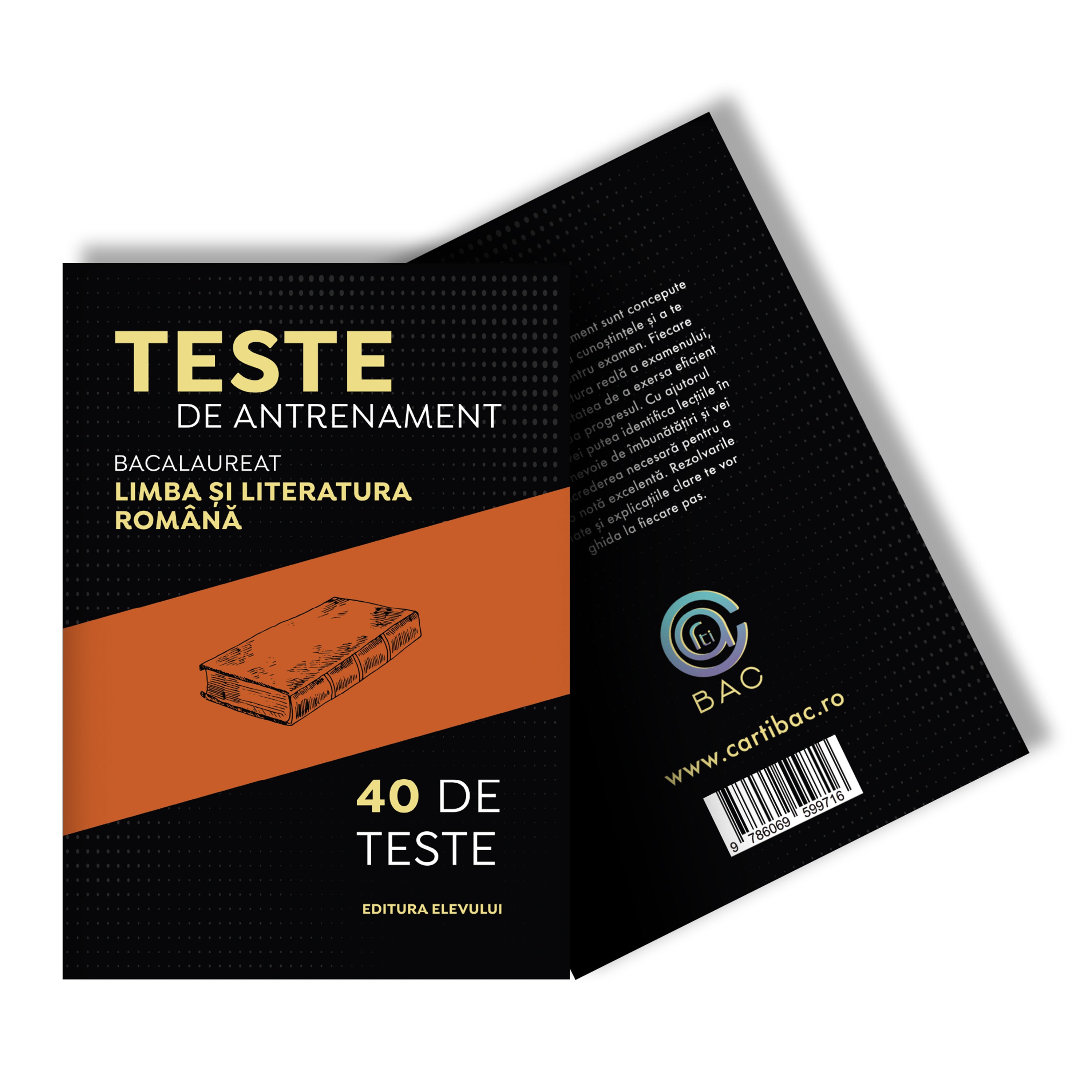 Carte cu Teste de antrenament pentru Bacalaureat Limba și Literatura Română