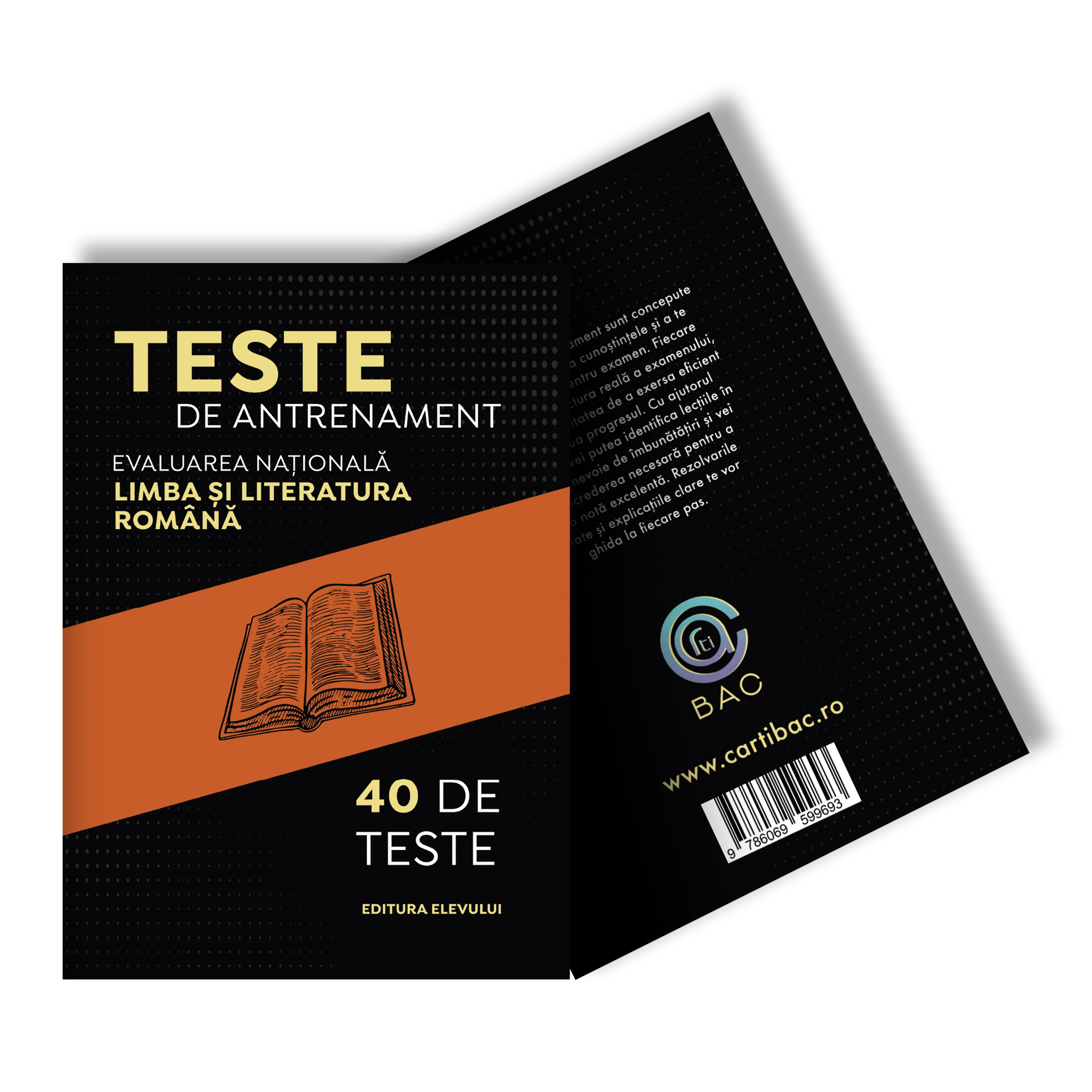 Carte cu 40 de Teste de Antrenament pentru Evaluarea Națională Limba și Literatura Română