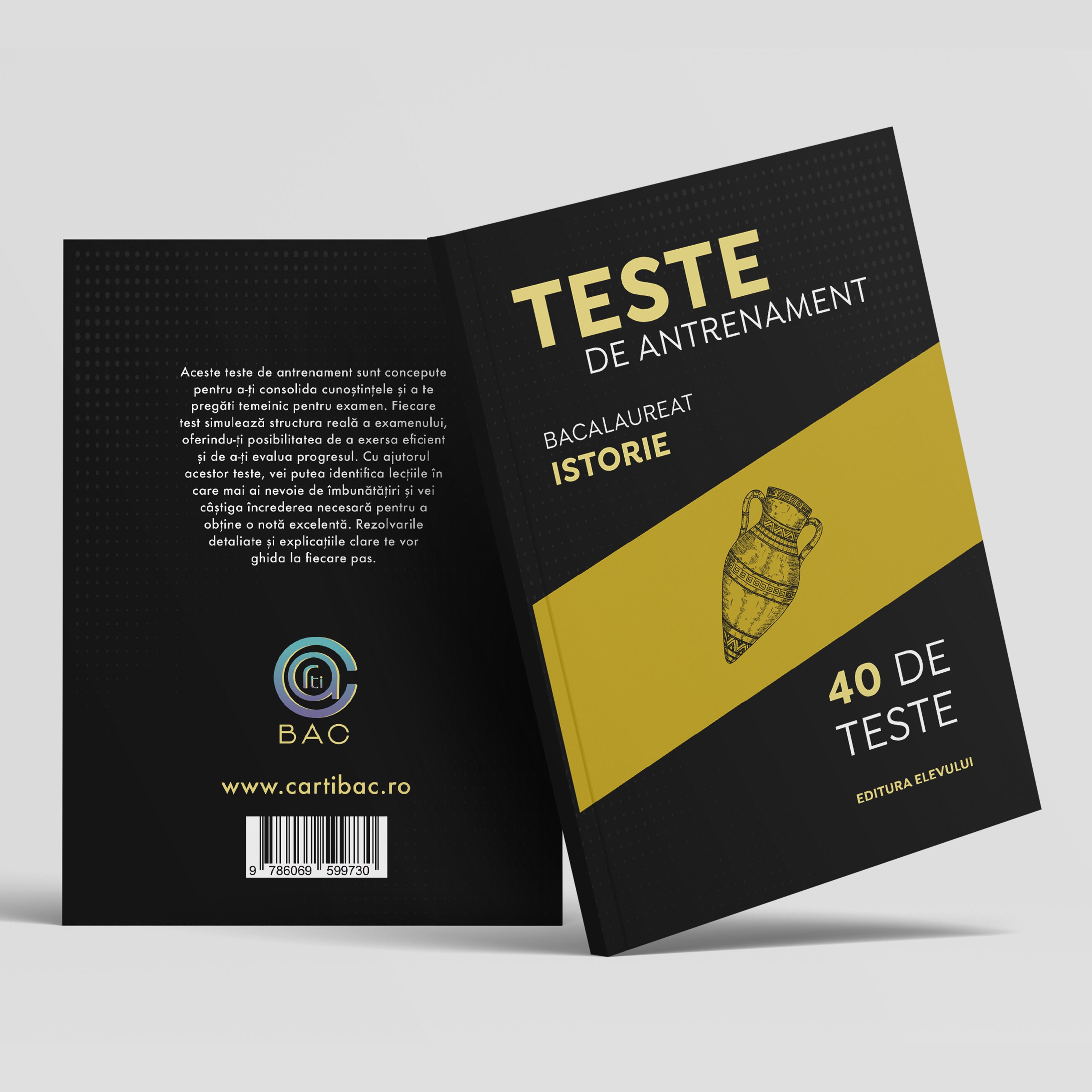 Carte cu Teste de antrenament pentru Bacalaureat Istorie