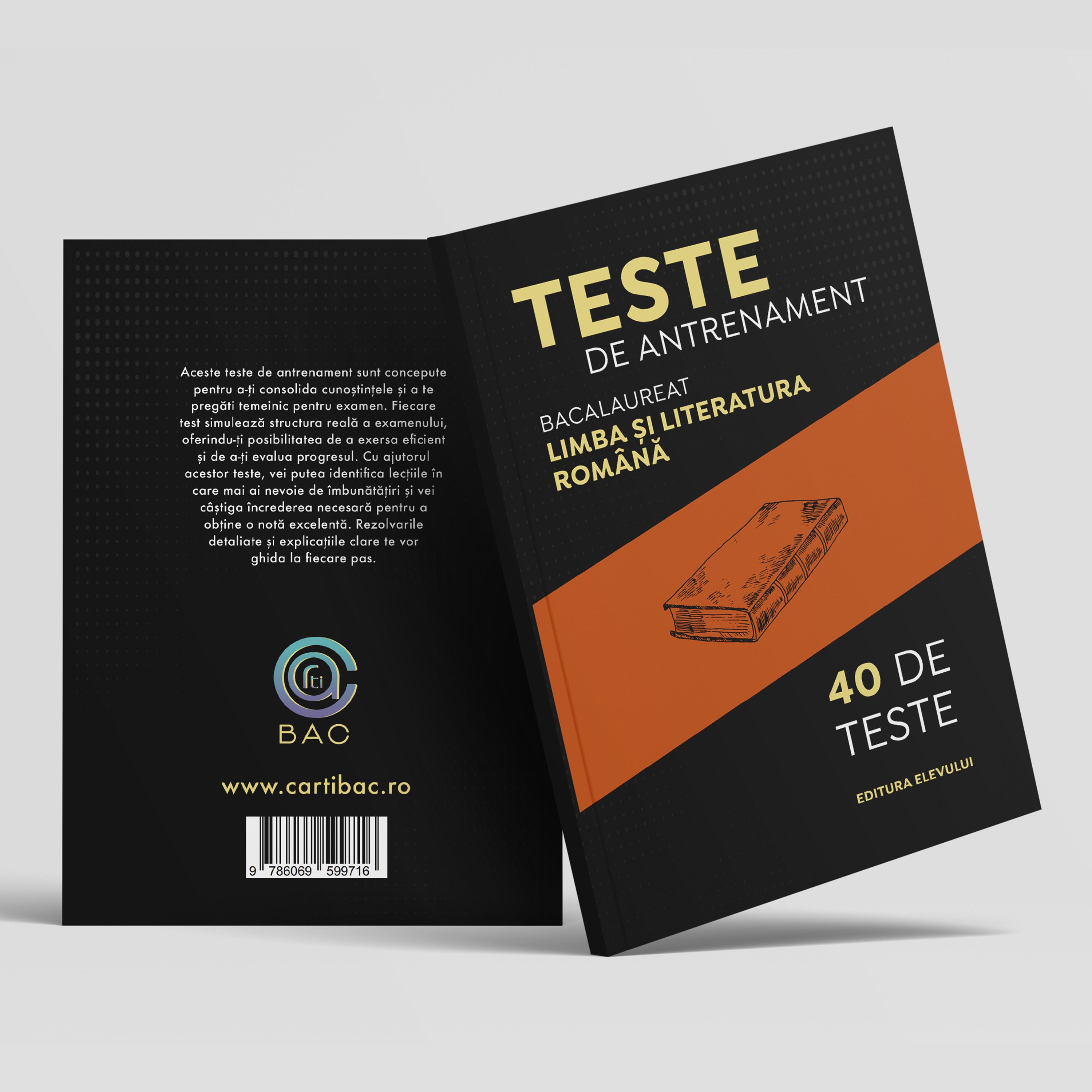 Carte cu Teste de antrenament pentru Bacalaureat Limba și Literatura Română