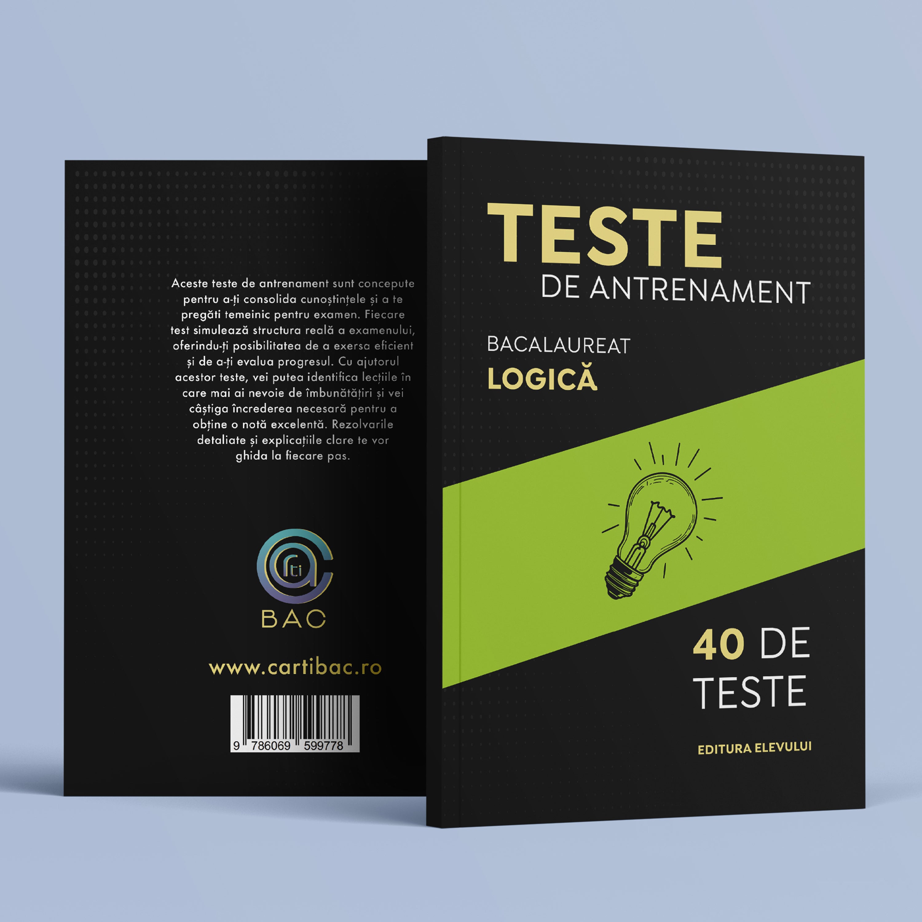 Carte cu Teste de antrenament pentru Bacalaureat Logică