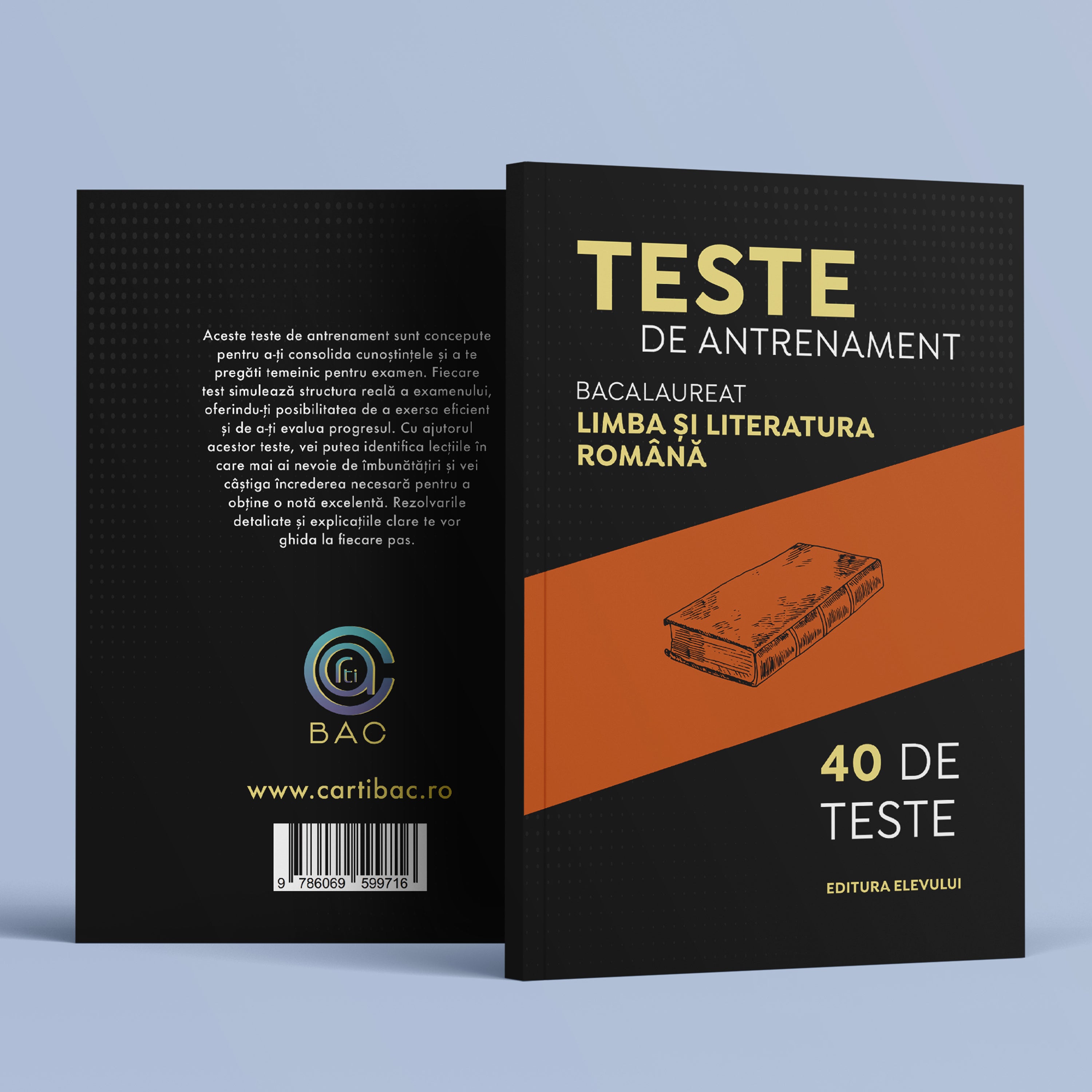 Carte cu Teste de antrenament pentru Bacalaureat Limba și Literatura Română