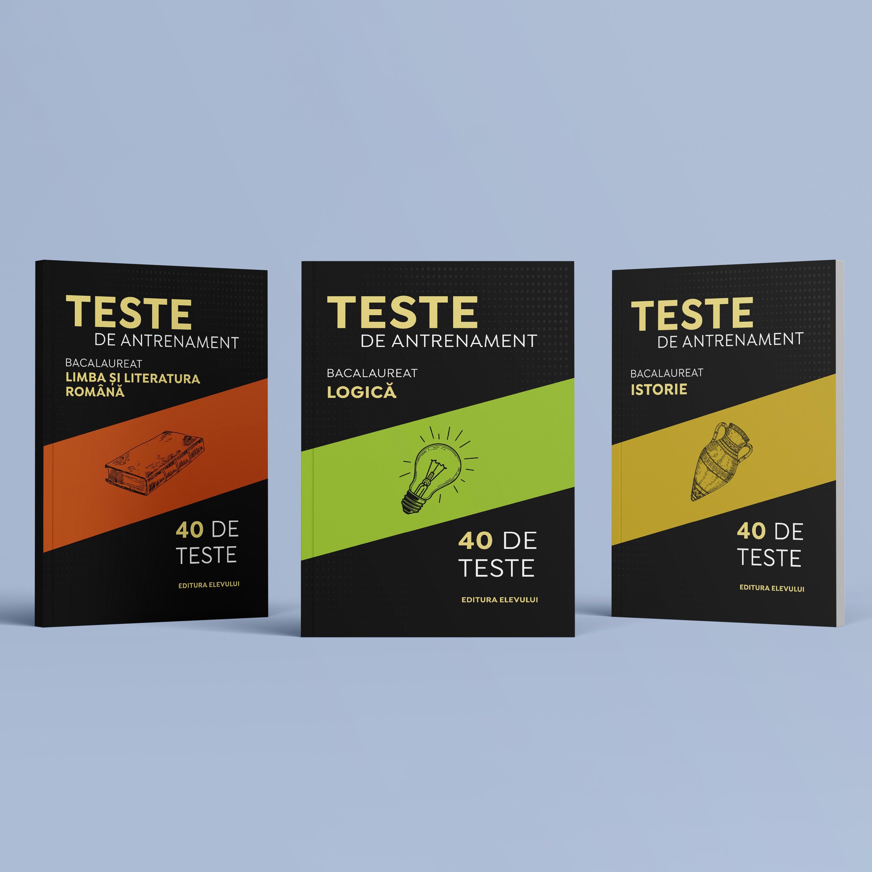 Cărți Teste de Antrenament Bacalaureat Română + Istorie + Logică
