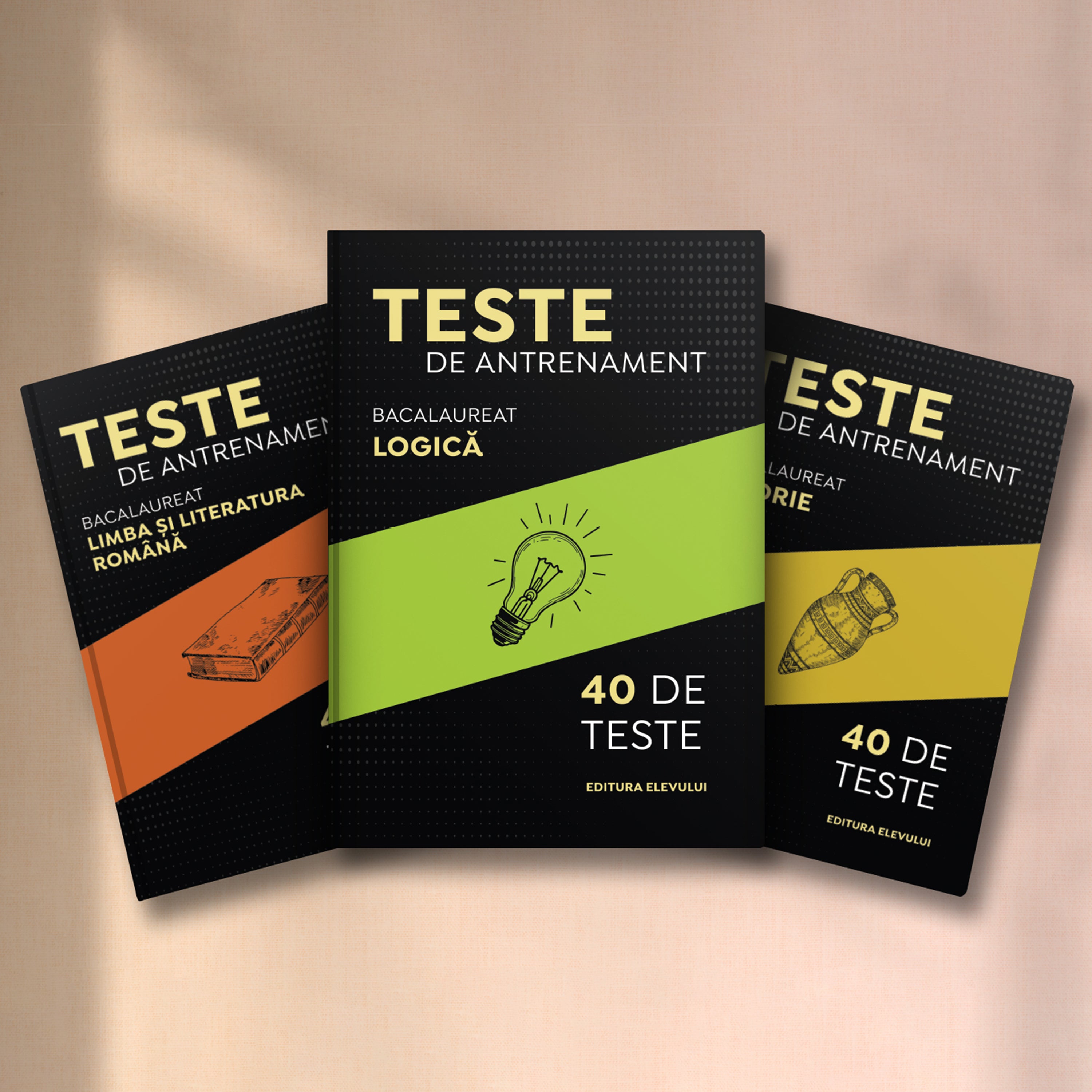 Cărți Teste de Antrenament Bacalaureat Română + Istorie + Logică