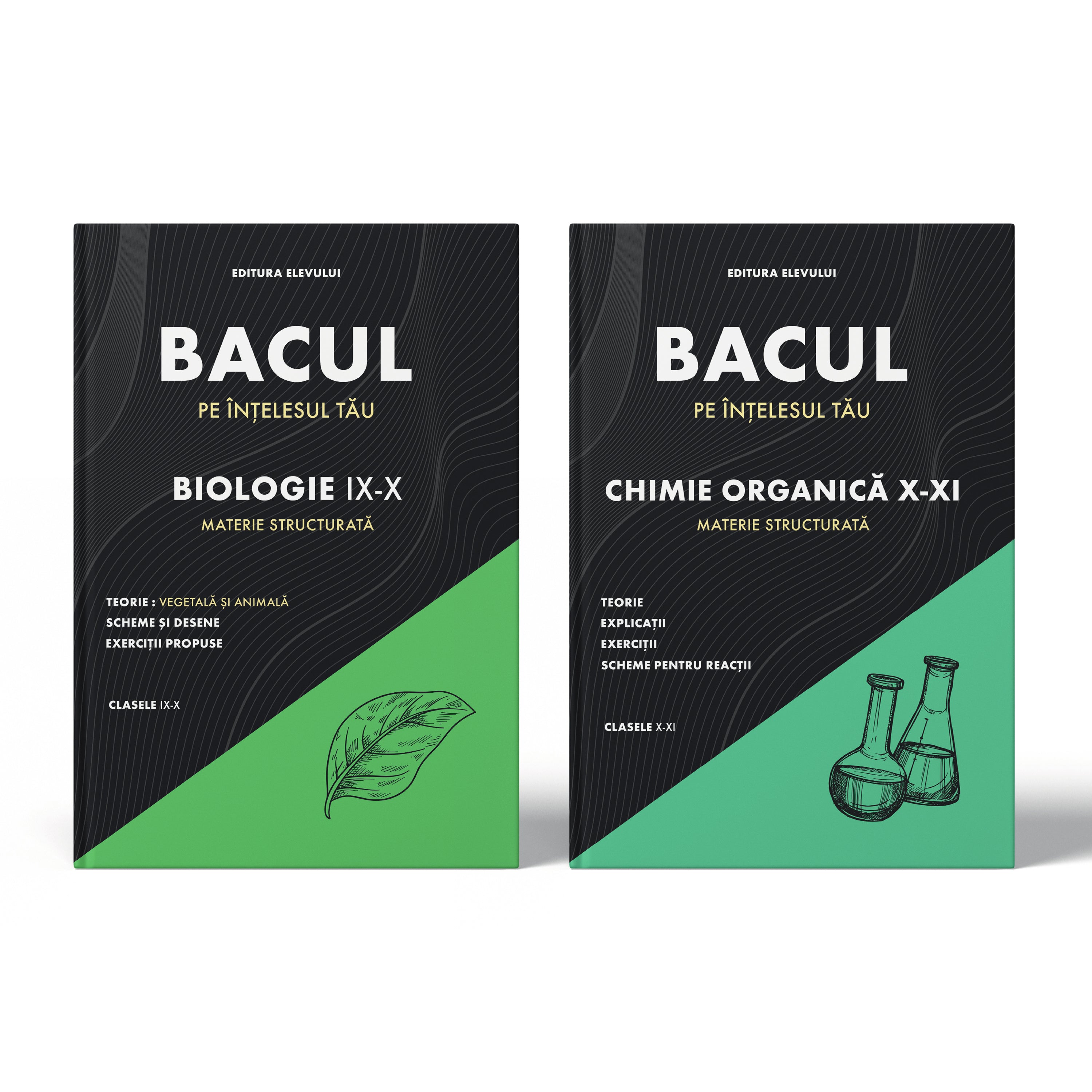 Pachet Cărți Bac Biologie IX-X și Chimie Organică