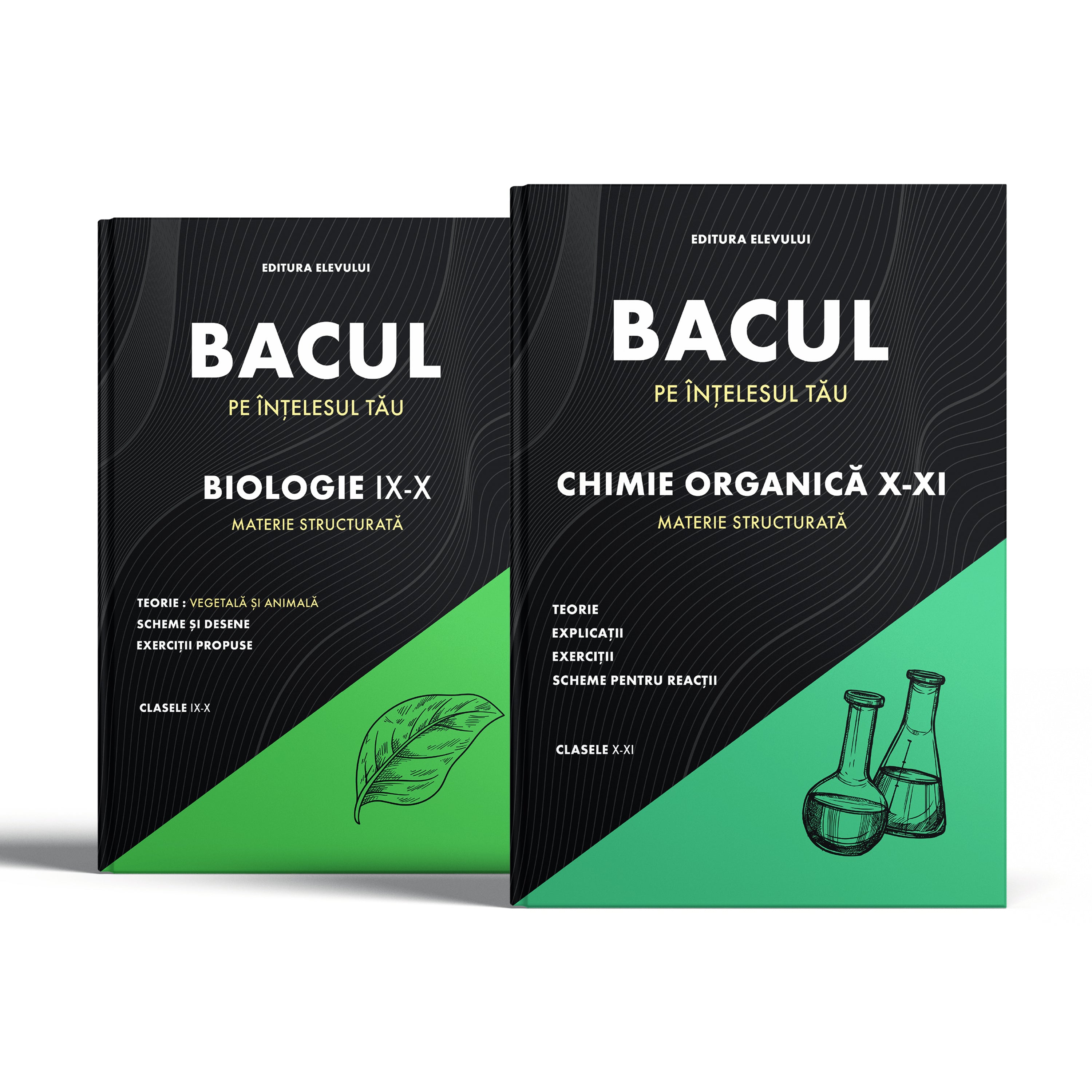 Pachet Cărți Bac Biologie IX-X și Chimie Organică