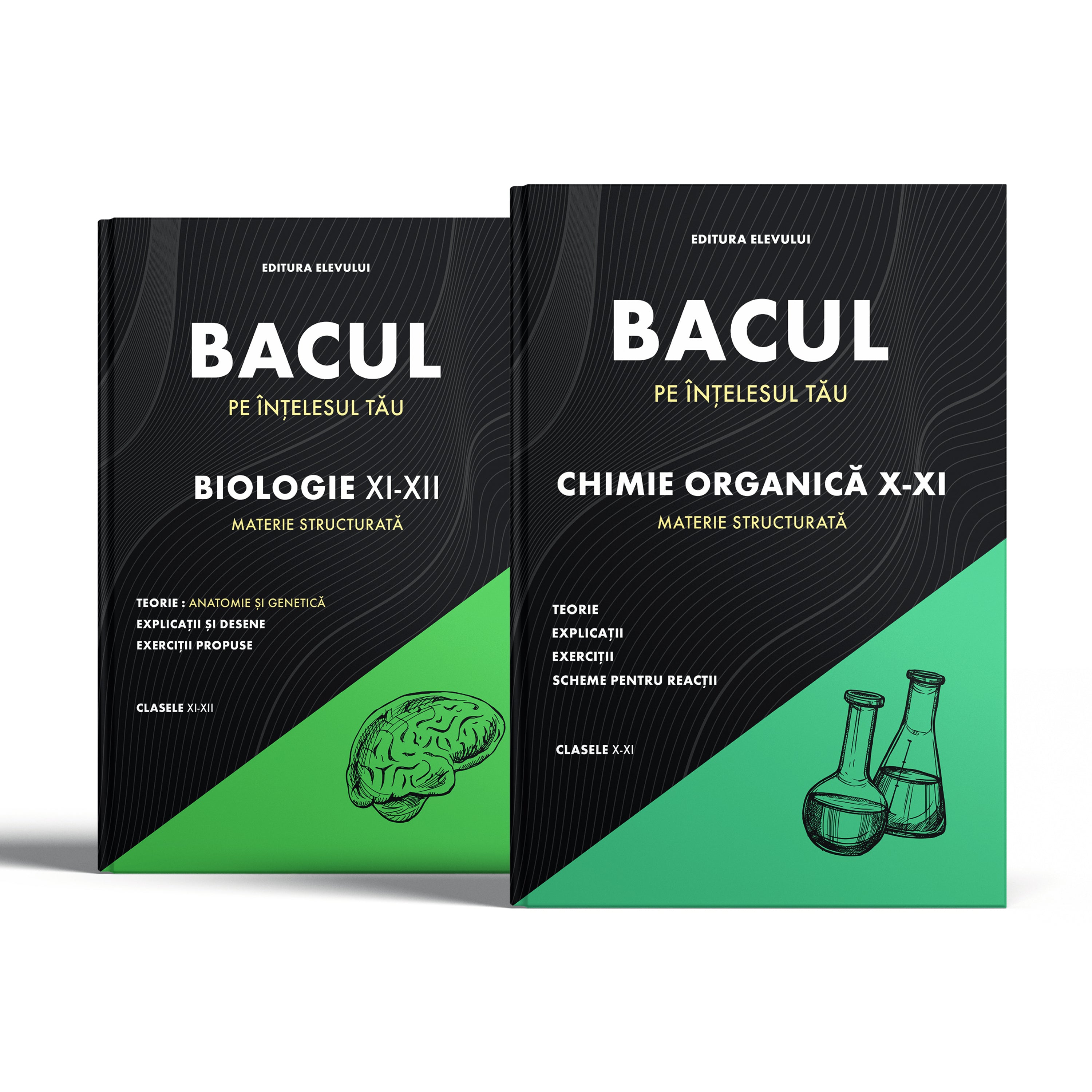 Pachet Cărți Bac Biologie XI-XII și Chimie Organică