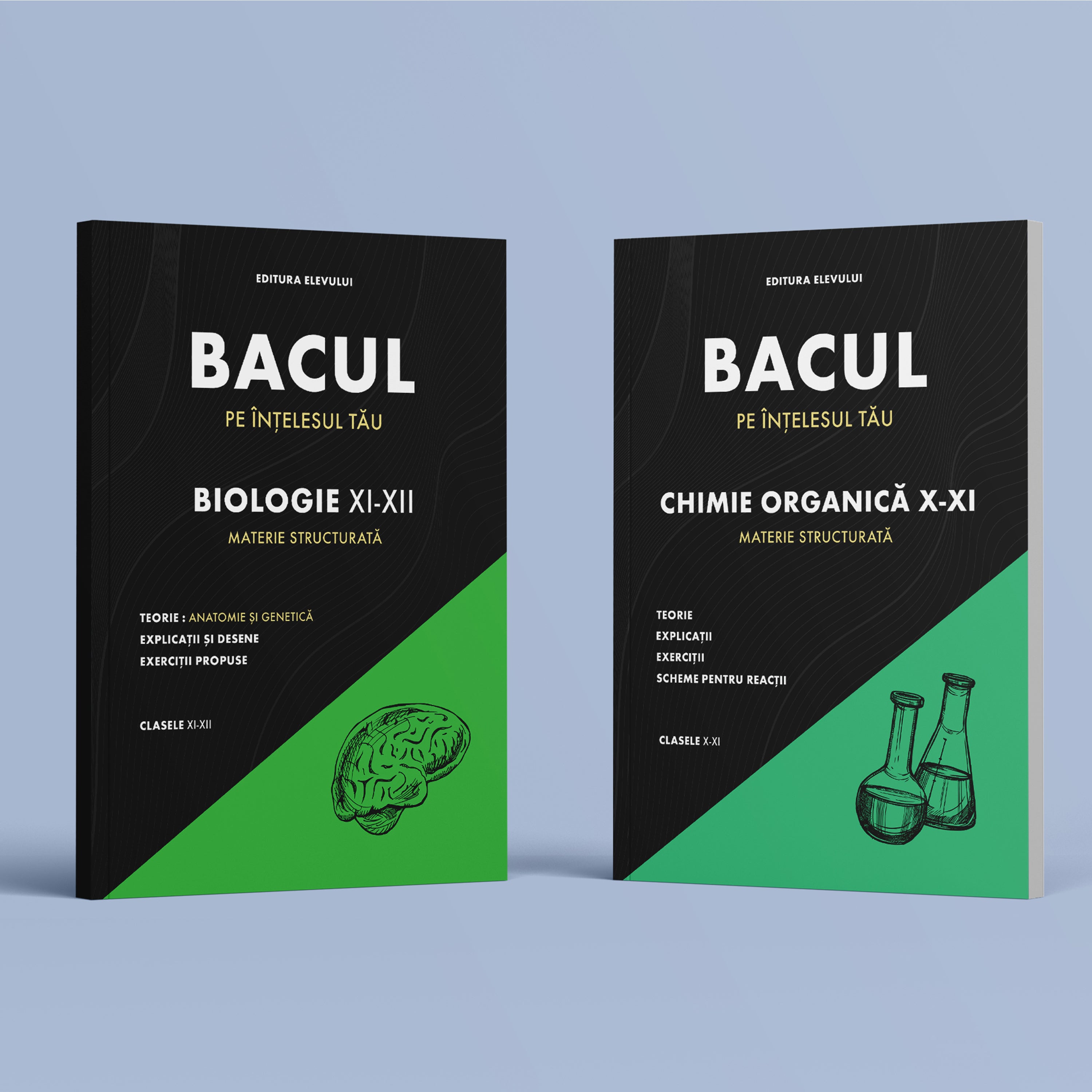 Pachet Cărți Bac Biologie XI-XII și Chimie Organică