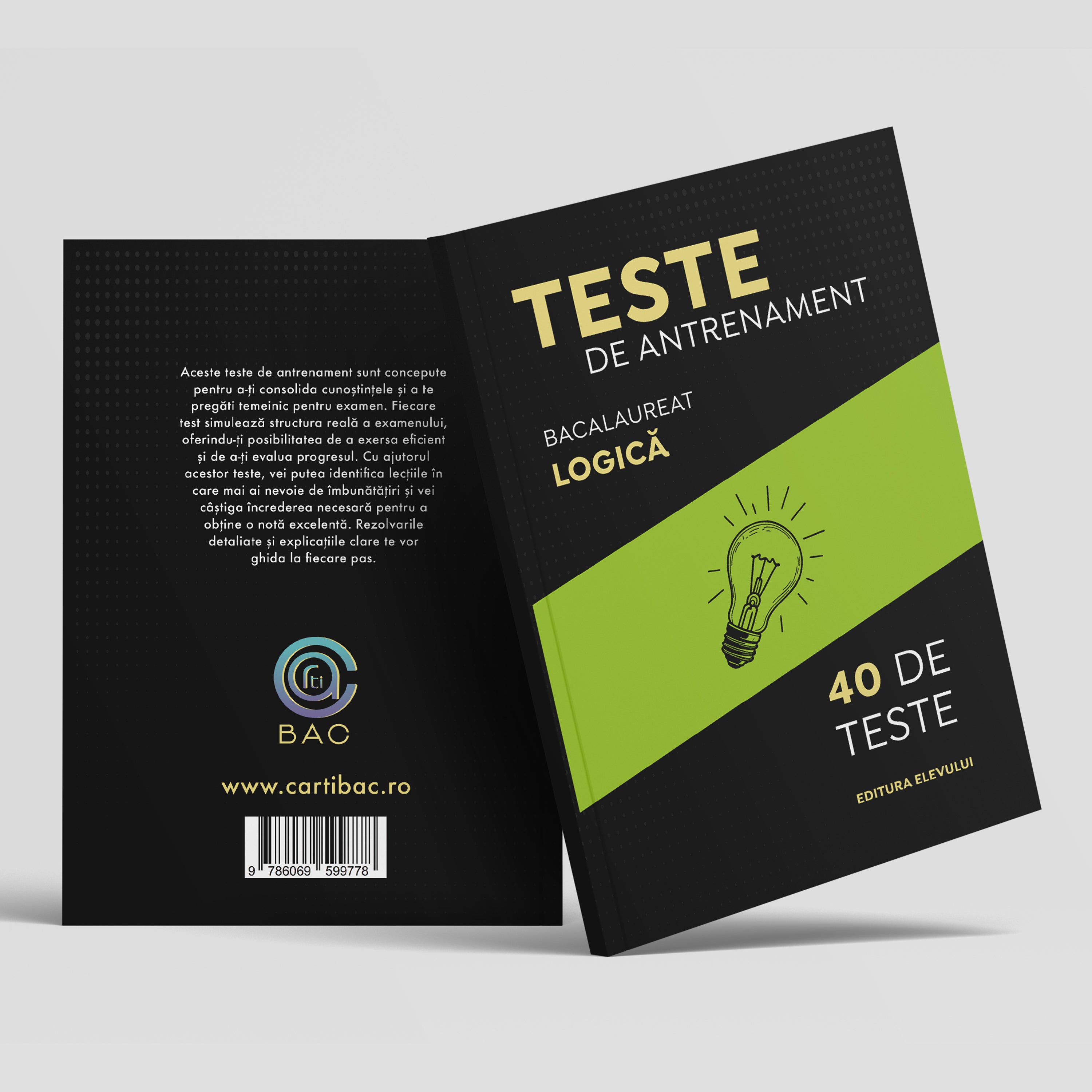 Carte cu Teste de antrenament pentru Bacalaureat Logică