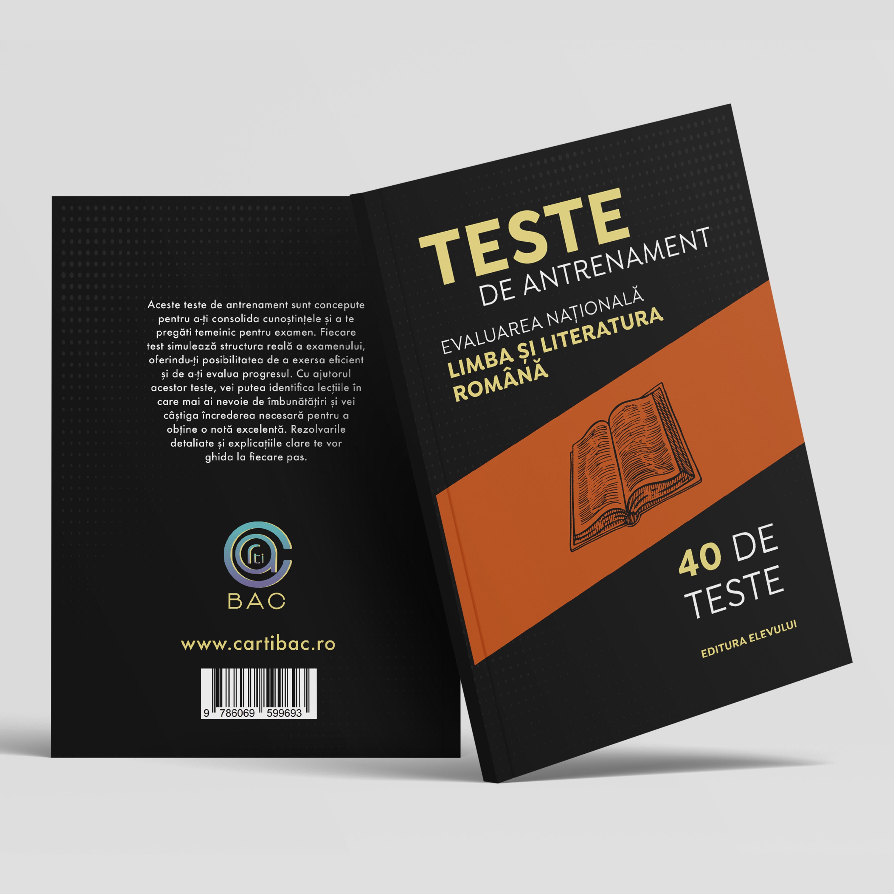 Carte cu 40 de Teste de Antrenament pentru Evaluarea Națională Limba și Literatura Română