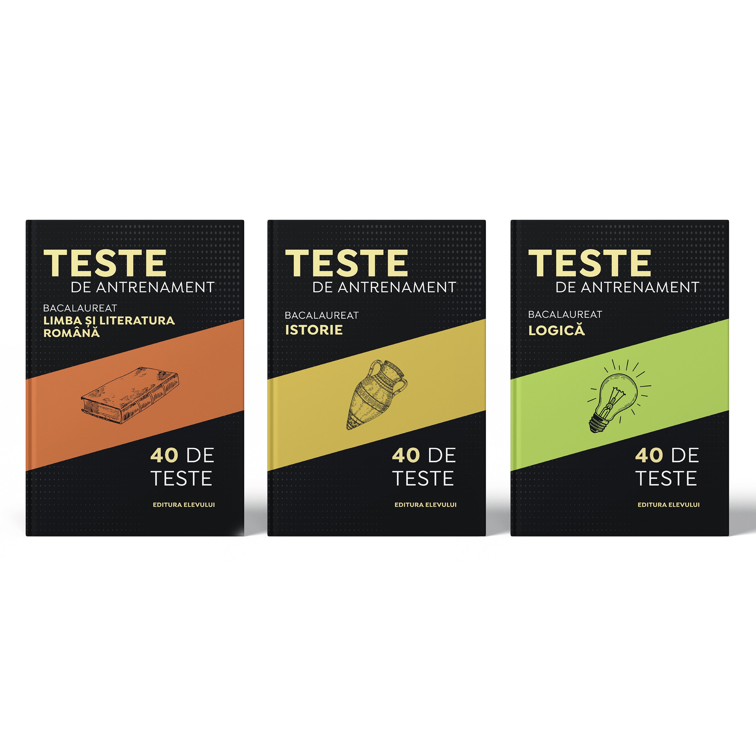Cărți Teste de Antrenament Bacalaureat Română + Istorie + Logică