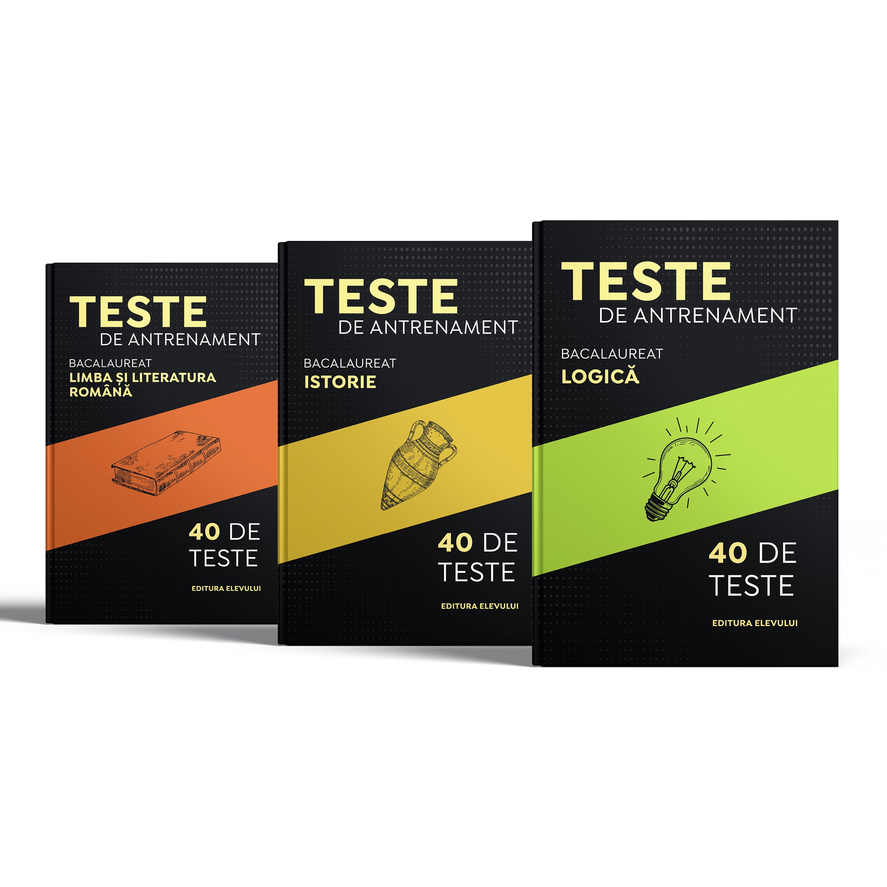 Cărți Teste de Antrenament Bacalaureat Română + Istorie + Logică